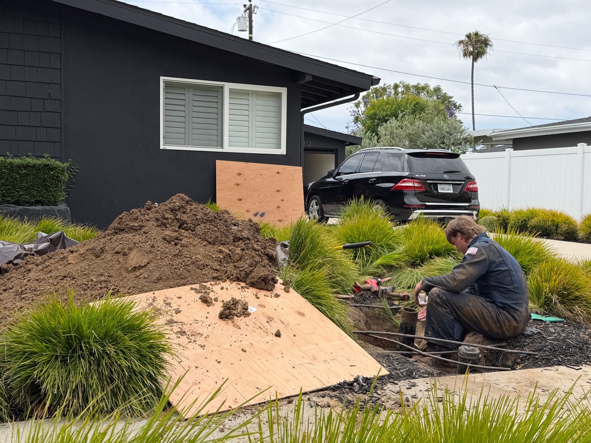 Leak detection job site